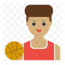 Boy Volleyball Player Icon