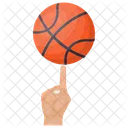 Filature De Basket Ball Equilibrage De Basket Ball Ballon De Sport Icône