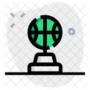 Basket Ball Trophy Trophy Badge Icon