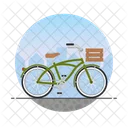 Basket Bicycle Icon