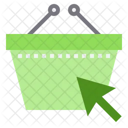 Basket Click  Icon