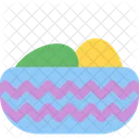 Basket Decorative Egg Icon