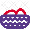 Basket Decorative Egg  Icon