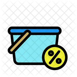 Basket Discount  Icon