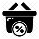 Basket Discount  Icon