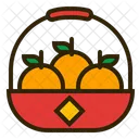Basket Fruit  Icon