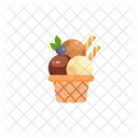 Basket ice cream  Icon