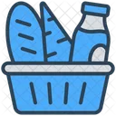 Agriculture Basket Milk Icon