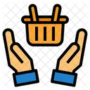 Shopping Online Hand Icon
