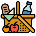 Basket Picnic Autumn Icon