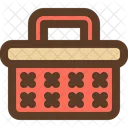 Basket Wooden Picnic Icon