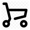 Basket on wheels  Icon