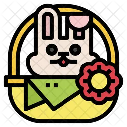 Basket Rabbit  Icon