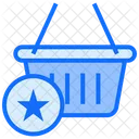 Basket Star Basket Shopping Icon