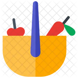 Basket Storage Flat Icon  Icon