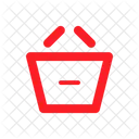 Basket Subtract  Icon