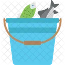 Basket With Fishes  Icon