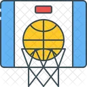 Basketball Backboard Ball Icon
