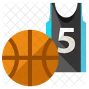 Basketball Player Ball Icon