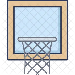 Basketball Hoop  Icon