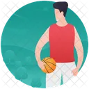 Korbball Basketball Ballspiel Symbol