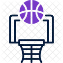 Basketball Ball Hoop Icon