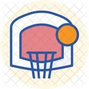 Basketball Korb Dunk Symbol
