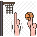 농구 네트볼 기술 아이콘