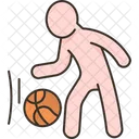 Basketball Dribble Ball Icon