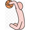 Basketball Jump Dunk Icon