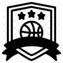 Basketball Badge  Icon