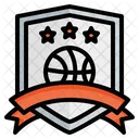 Basketball Badge  Icon
