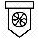 Basketball banner  Icon