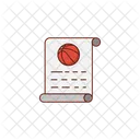 Basketball-Blatt  Symbol