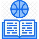 Basketball Book Instruction Book Manual Book Icon