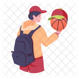 Basketball Boy  Icon