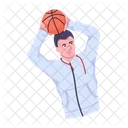 Basketball Boy Male Player Basketball Player Icon