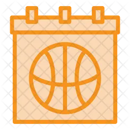 Basketball calendar  Icon