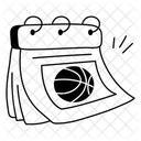 Basketball Calendar  Icon