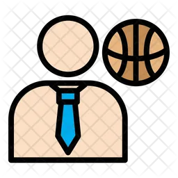 Basketball coach  Icon