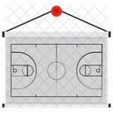 Basketball Court Playground Sports Arena Icon