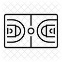 Basketball Court Game Ground Icon