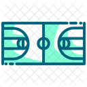 Basketball Court Floor Icon
