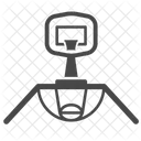 Basketball Court Backboard Court Icon