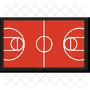 Basketball Court Field Basketball Icon