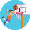 Sport Und Wettkampf Basketball Ball Symbol