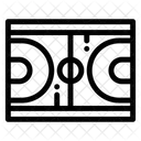 Basketball Field  Icon
