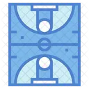 Basketball Filed Playground Basketball Icon