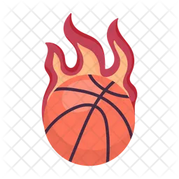 Basketball Fire  Icon