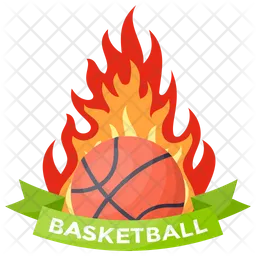 Basketball Flaming  Icon